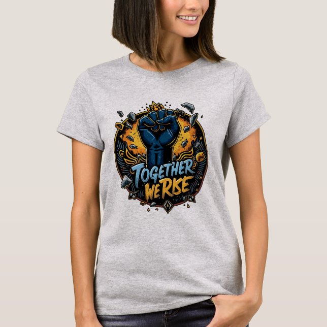 T-shirt emblème du 11e cercle avec bras verrouillé (Devant)