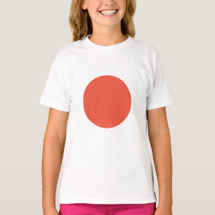 T-shirt emblème du cercle japonais lever soleil