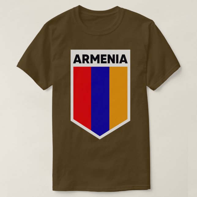 T-shirt Emblème du drapeau arménien (Design devant)