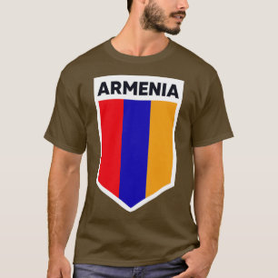 T-shirt Emblème du drapeau arménien