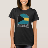 Emblème du drapeau des Bahamas Vintage