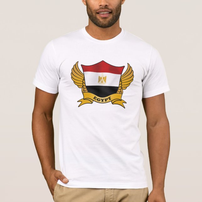 T-shirt Emblème du drapeau égyptien (Devant)