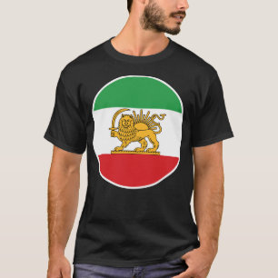 T-shirt Emblème du drapeau historique du Lion et du Soleil