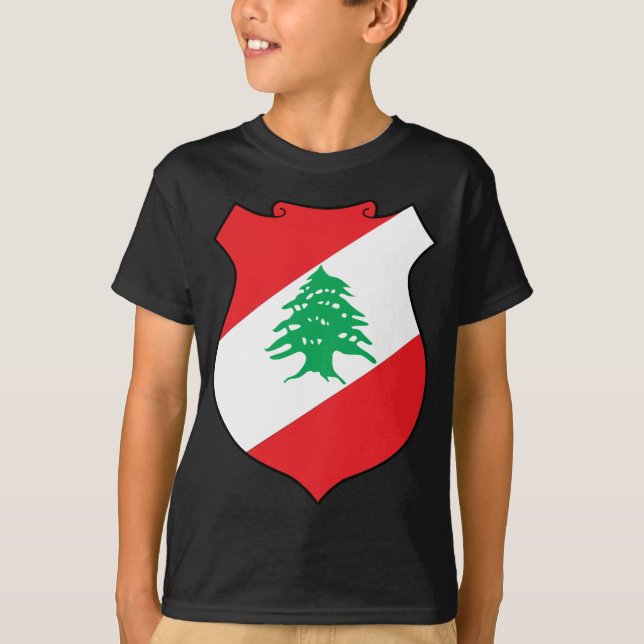 T-shirt emblème du liban (Devant)