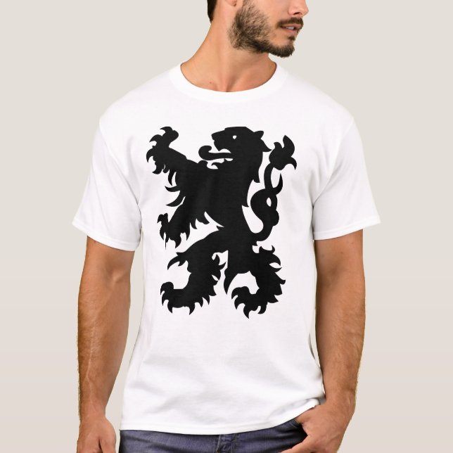 T-shirt Emblème du Lion flamand (Devant)