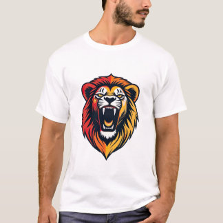 T-shirt Emblème du lion rugissant