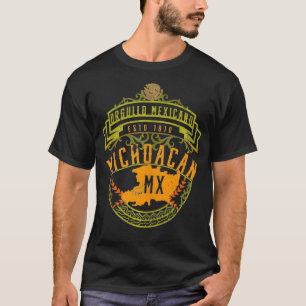 T-shirt Emblème du Mexique de l'État du Michoacan