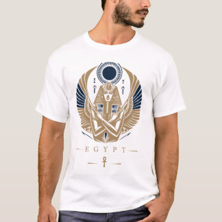 T-Shirt Emblème du Pharaon Égyptien Antique Toutan