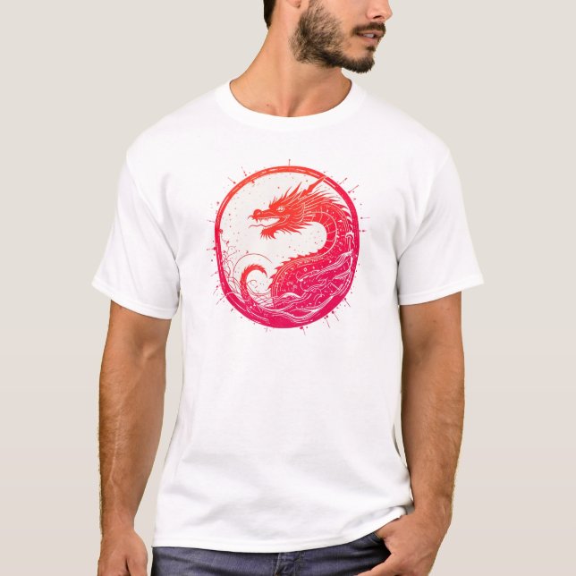 T-shirt Emblème du Serpent Crimson (Devant)