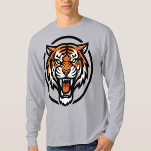T-shirt Emblème du Tigre Rugissant