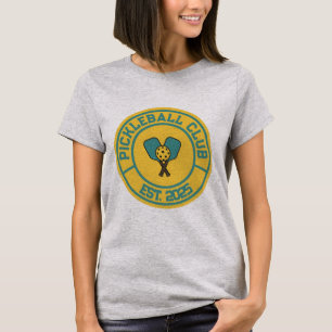 T-shirt Emblème du Vintage Pickleball Club Ét. 2024