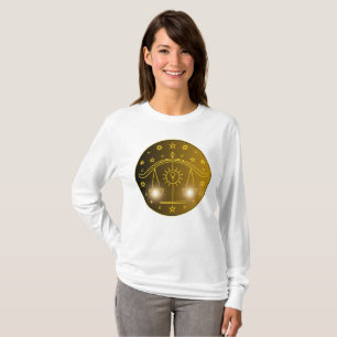 T-shirt Emblème du Zodiaque de la Balance Symbole Célest