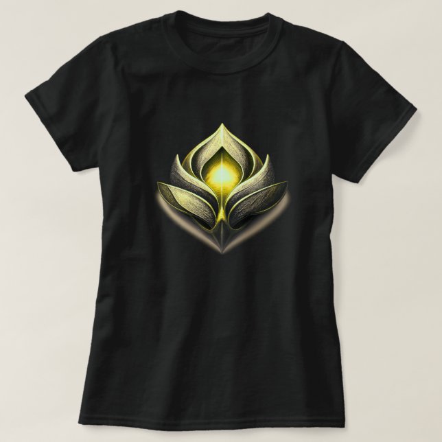 T-shirt Emblème Graphique Luxueux Moderne | Abstrait Éléga (Design devant)