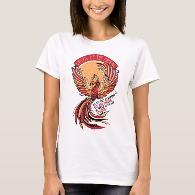 T-shirt Emblème hachuré de l'Ordre de la Phénix (Devant)