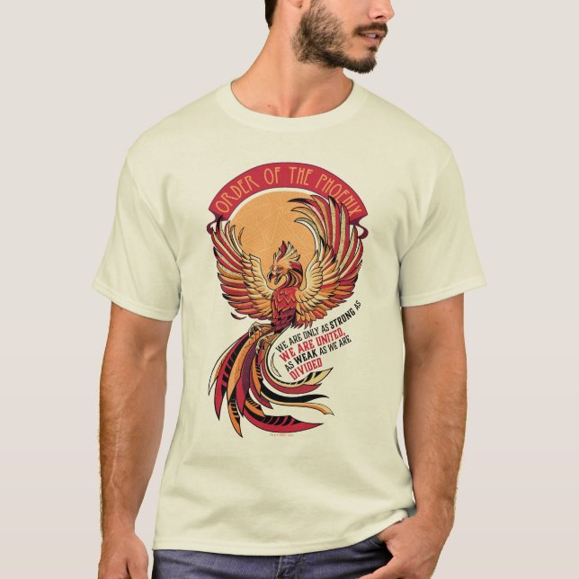T-shirt Emblème hachuré de l'Ordre de la Phénix (Devant)