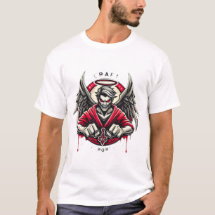 T-shirt Emblème hybride d'aigle diable