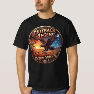 T-shirt Emblème Légende de l'Outback Esprit du Désert Aigl