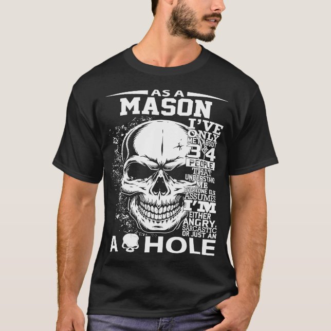 T-shirt Emblème Masonique pour les francs-maçons (Devant)