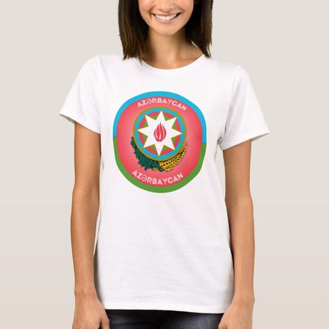 T-shirt Emblème national de l'Azerbaïdjan (Devant)