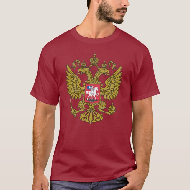 T-shirt emblème national russe (Devant)