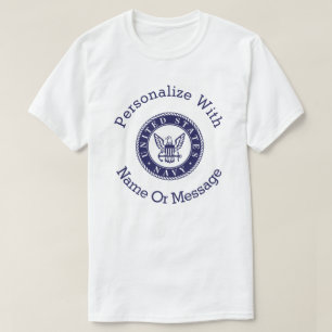T-shirt Emblème personnalisé de la marine américaine