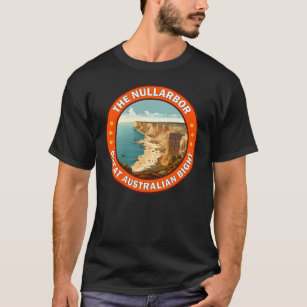 T-shirt Emblème rétro de Nullarbor Great Australian Bight