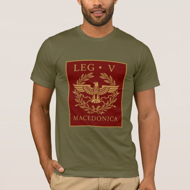 T-shirt Emblème romain de la Legio V Macedonica (Devant)