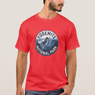 T-shirt Emblème rond Yosemite demi-dôme