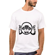 Emblème royal du lotus et du cobra de l'Égypte ant