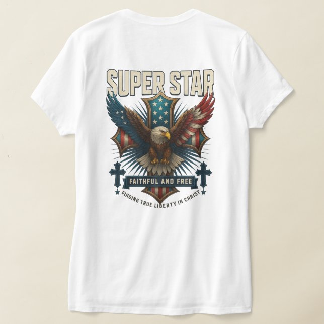T-shirt Emblème Super Star Eagle (Couchage Retour)