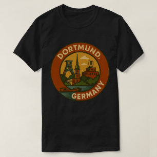 T-shirt Emblème urbain allemand de Dortmund