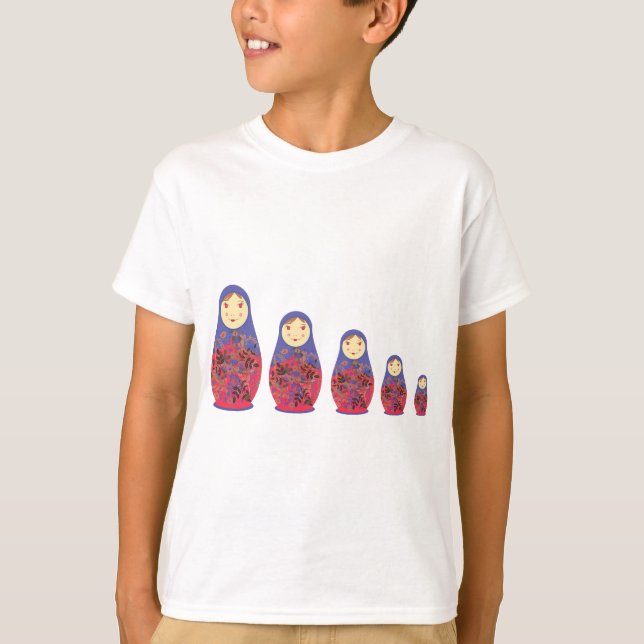 T-shirt Emboîtement russe/Babushka de ~ de poupée de (Devant)