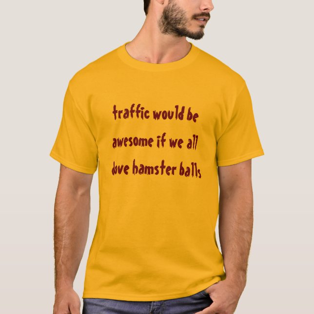 T-shirt embouteillages (Devant)