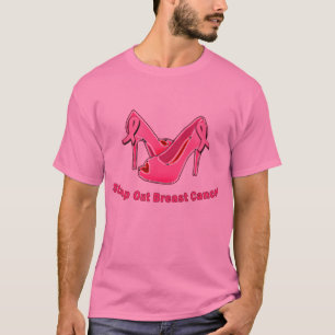 T-shirt Emboutissez les stylets de cancer du sein