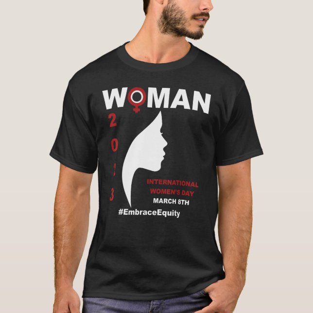 T-shirt Embrace Equity International Women's Day 2023 (Devant)