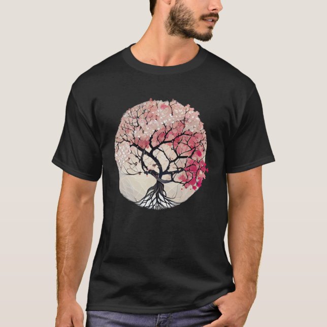 T-shirt Embrace the Magic of Nature with this Cherry Bloss (Devant)