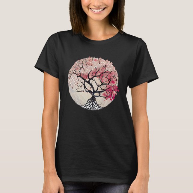 T-shirt Embrace the Magic of Nature with this Cherry Bloss (Devant)
