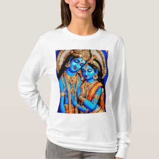 T-shirt Embracer l'amour divin de Lord Radha Krishna