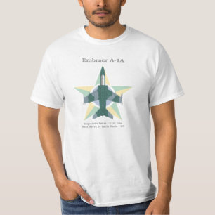 T-shirt Embraer A-1 (AMX) de l'Armée de l'air Brésilienn