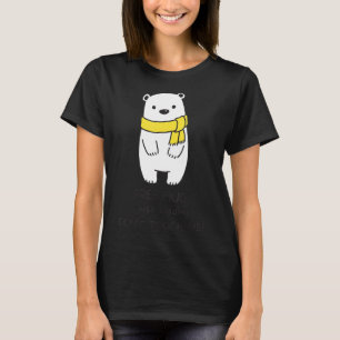 T-shirt Embrassage gratuit Ne me touchez pas mignon animal