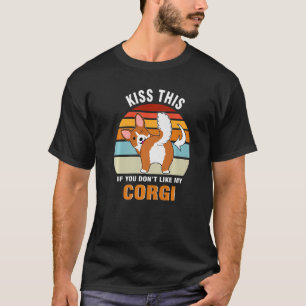 T-shirt Embrasse ça si tu ne fais pas mon Chien Vintage Co