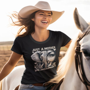 T-shirt Embrasse des éléphants dans la fusion artistique