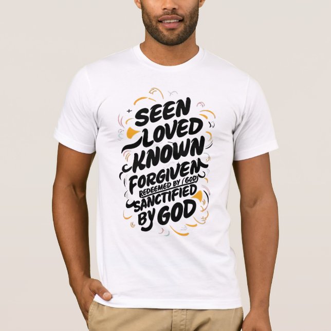 T-shirt Embrasse divine : Un message de foi et de rédempti (Devant)