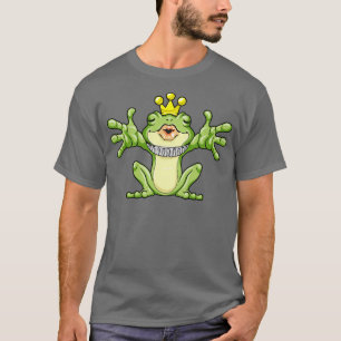 T-shirt Embrasse la belle grenouille roi
