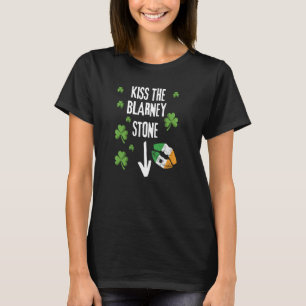 T-shirt Embrasse La Pierre Blarney St patrick irlandais