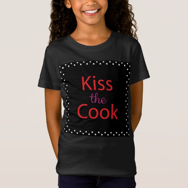 T-Shirt Embrasse Le Cuisinier (Devant)