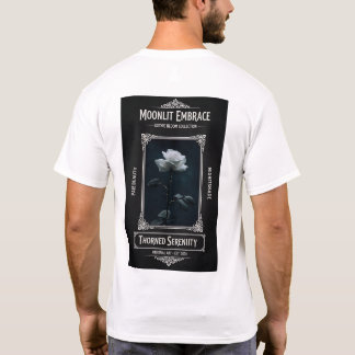 T-shirt Embrasse Lunaire Rose Gothique