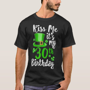 T-shirt Embrasse-moi, c'est mon cham Jour de la Saint Patr