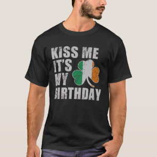 T-shirt Embrasse-moi c'est mon Jour de la Saint Patrick d'