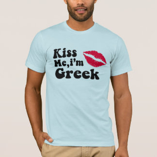 T-shirt Embrasse-moi Grec
